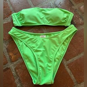 Wild Fable Bright Green Bikini